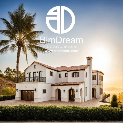 Two Story Mediterranean House